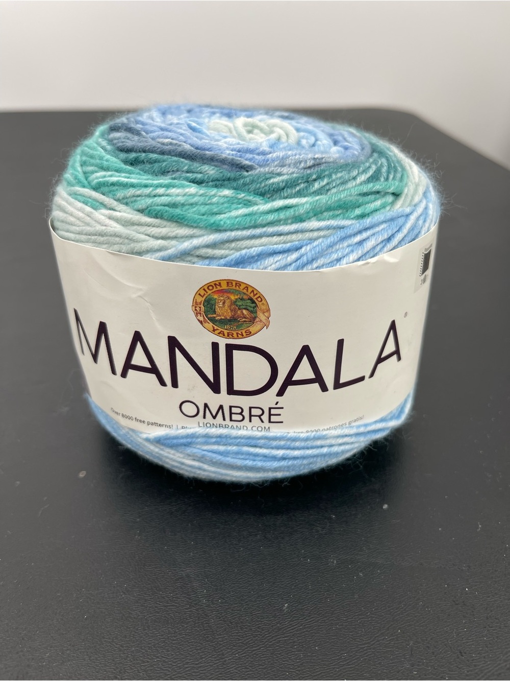 ⭐️Lion Brand Mandala Ombré Yarn in Blue & Teal